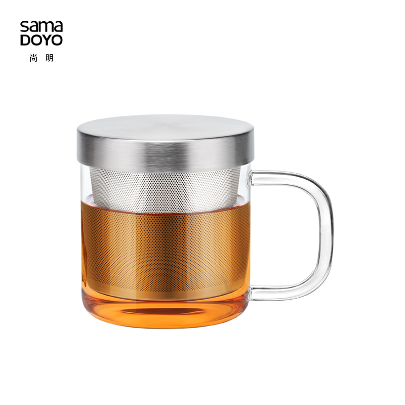 尚明 SAMA DOYO尚明茶杯办公杯S049A-350ml玻璃杯/套装