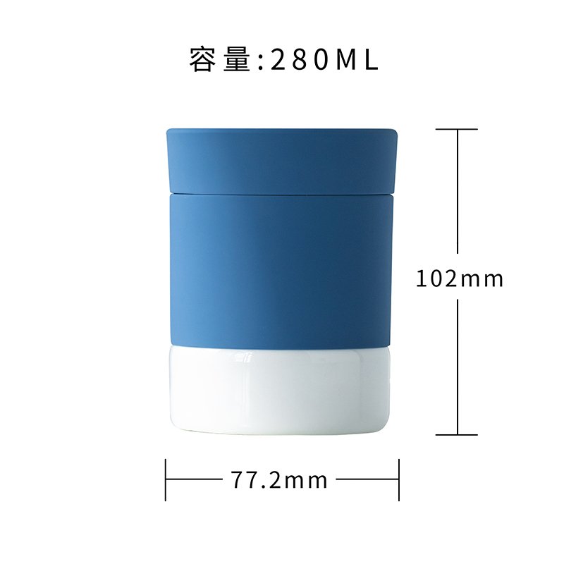 原初格物 固定式茶漏设计可以随身携带专属茶杯 陶瓷茶具