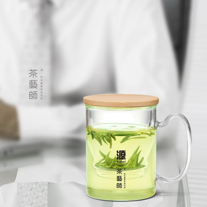 茶艺师 茶艺师个人杯三件套450 玻璃杯/套装