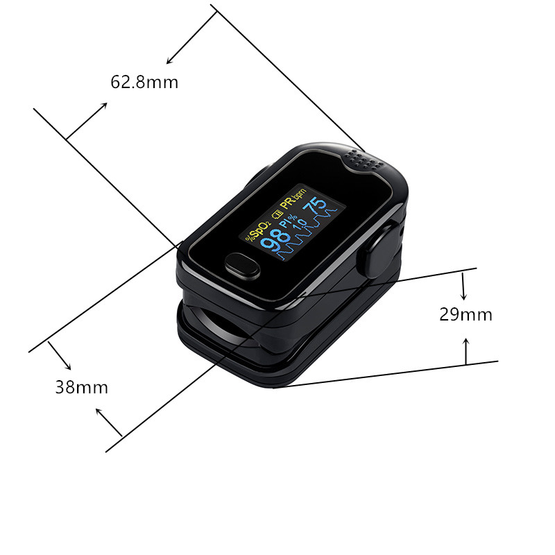 物果智家 OEM 血氧监测仪 OLED 手指脉搏血氧仪 健康监视器