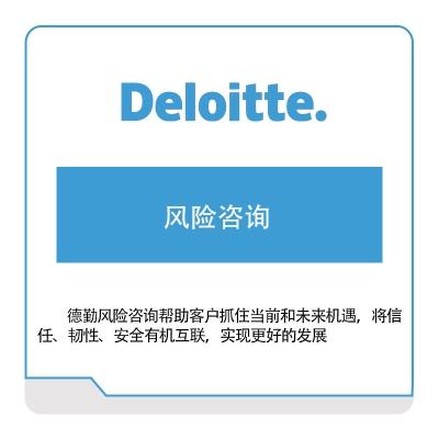 德勤 Deloitte 风险咨询 管理咨询