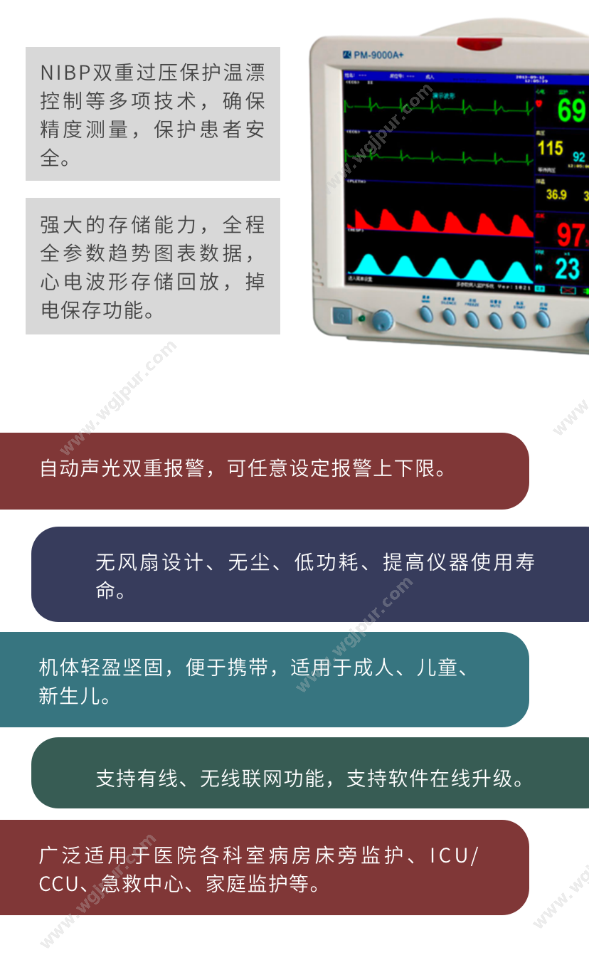 瑞博科技 PM-9000A＋ 生命监测