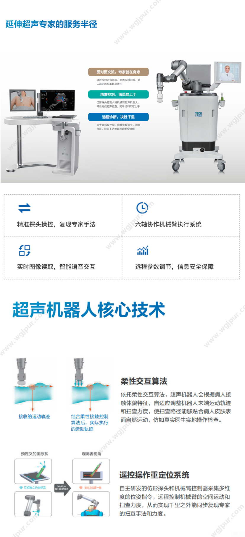 特菲瑞 远程超声诊断系统 MGIUS-R3 超声影像