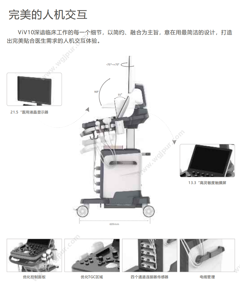 中旗医疗 ViV 10（含腹部&高频2把探头 主机质保10年 探头质保2年） 超声影像