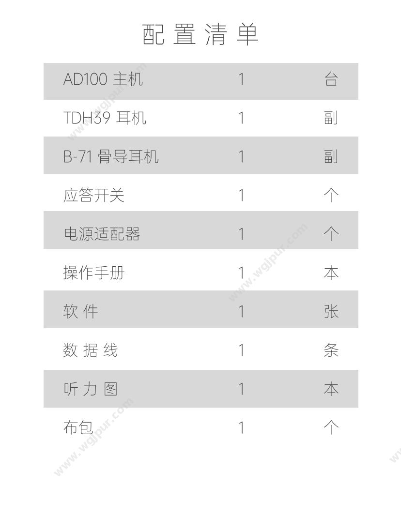 麦力声医疗 AD100 体检设备