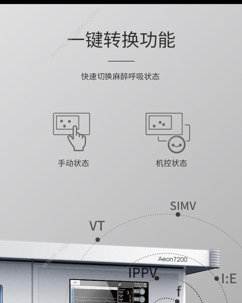 谊安 Aeonmed 麻醉机 Aeon7200基础版（七氟醚） 麻醉机