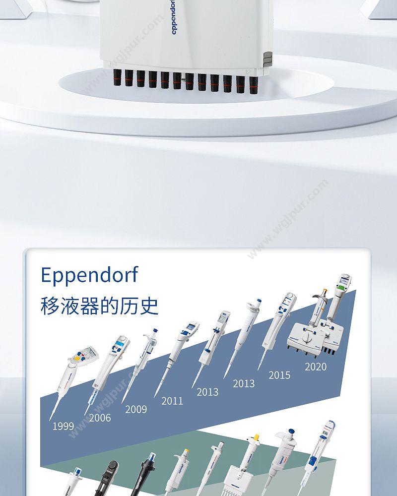 艾本德 Eppendorf Xplorer plus 12道 电动移液器 5-100µL 移液器