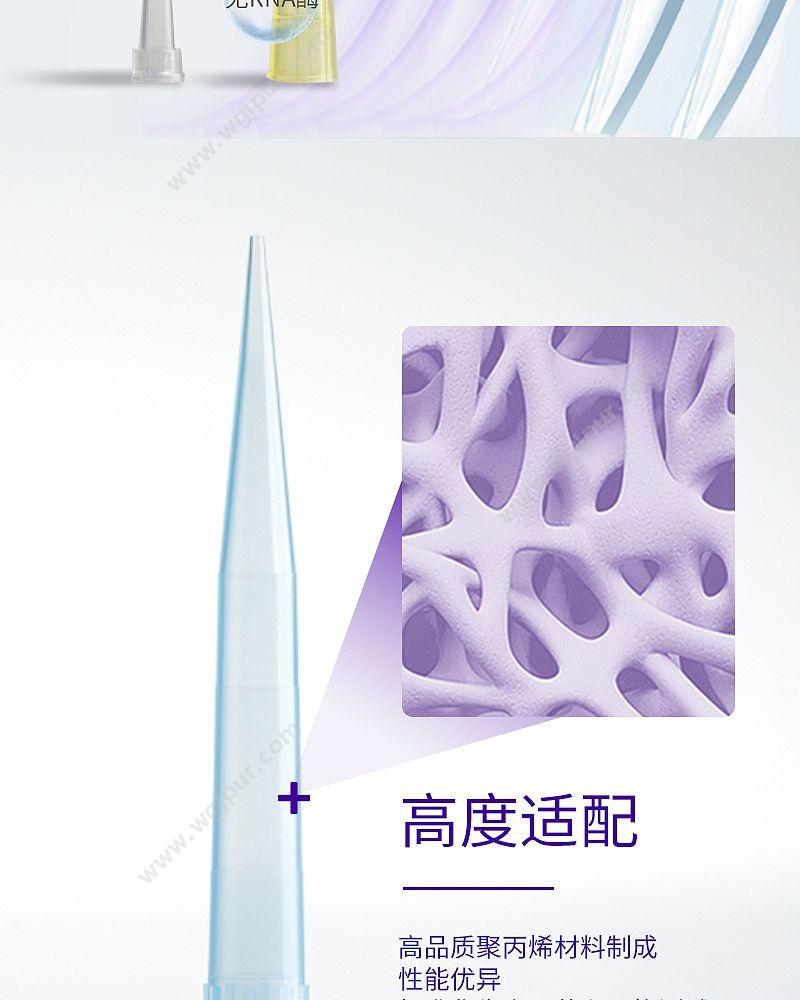 乐斐 LAVIBE 吸头 10微升透明袋装可灭菌 2244010001 移液吸头