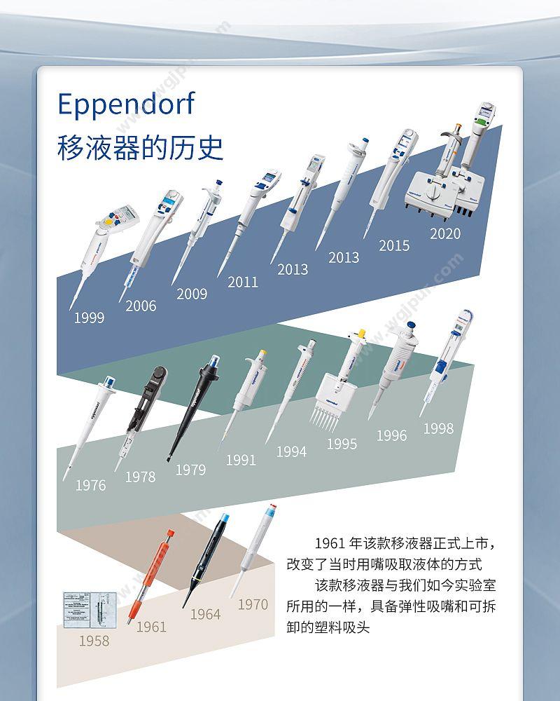 艾本德 Eppendorf basic 12道移液器 30–300µl 含吸头 3125000060 移液器