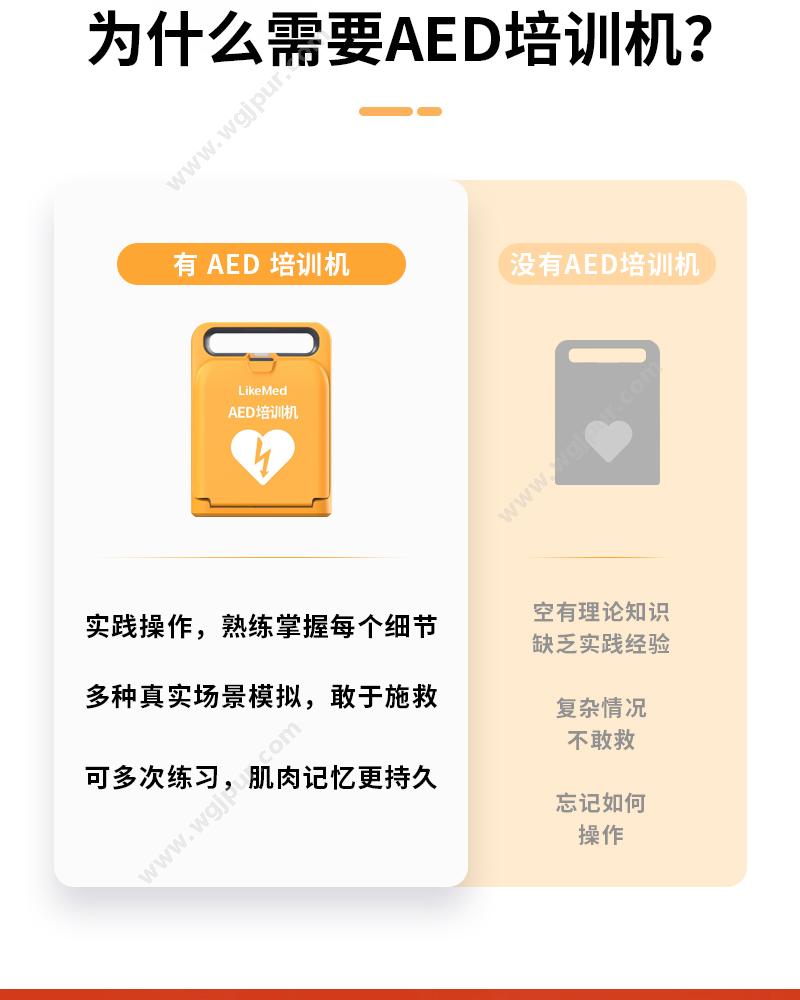 徕克美 LikeMed AED培训机 T1（基础款） AED训练机