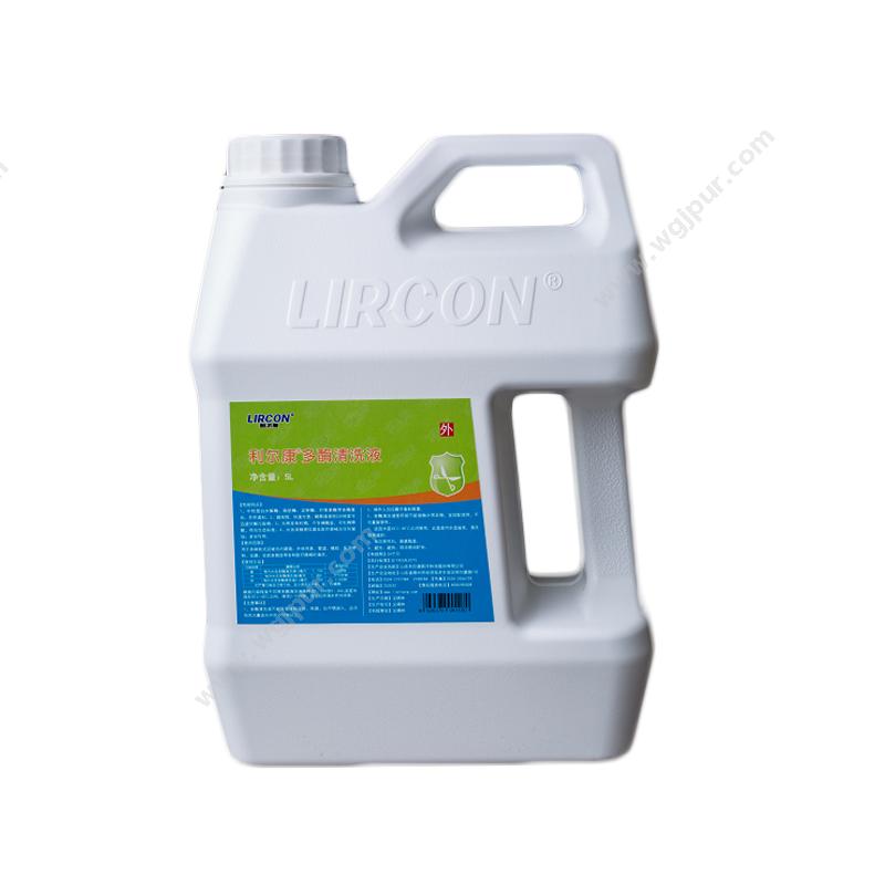 利尔康多酶清洗液 5L 常规型 （3桶/箱）多酶清洗液
