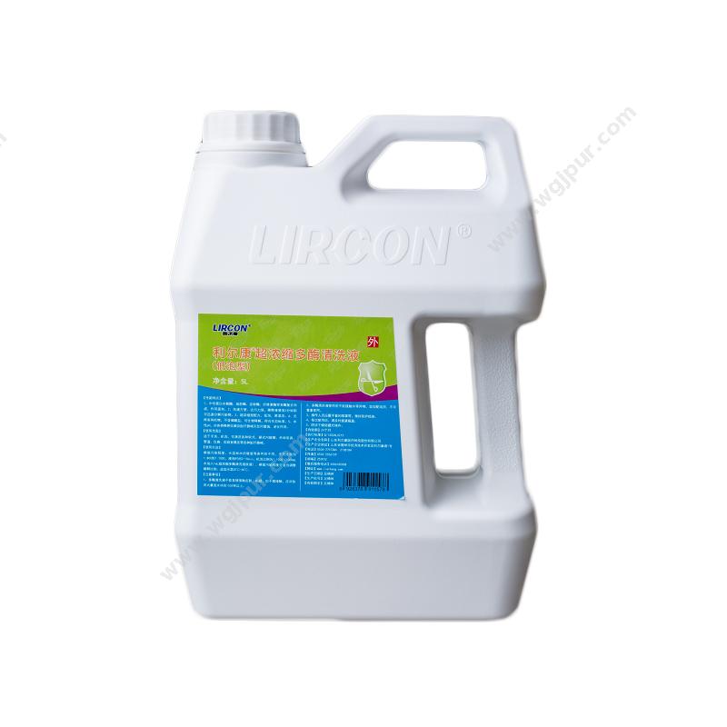 利尔康多酶清洗液 5L 超浓缩低泡型 （3桶/箱）多酶清洗液