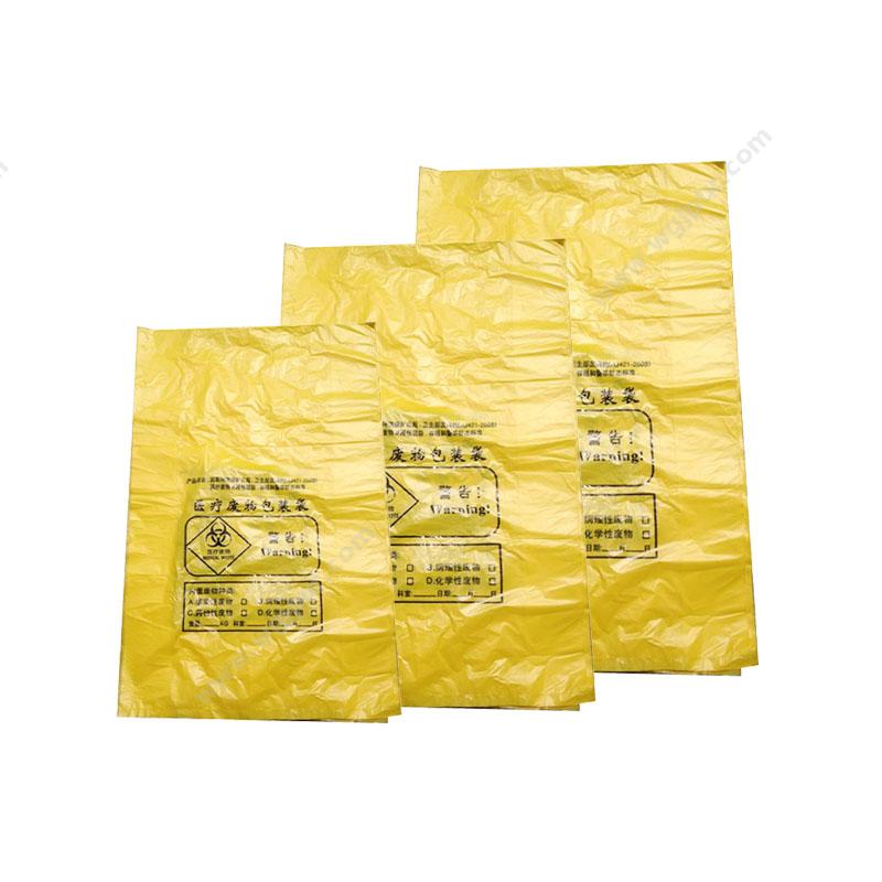 利鑫源 平口式 90×110cm 黄色（50只/扎 18扎/箱） 医用垃圾袋