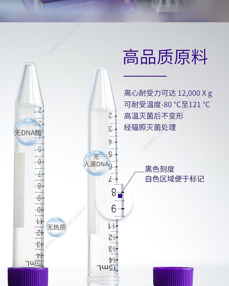 艾本德 乐斐 LAVIBE  50毫升平盖锥底纸架装灭菌 2244020003 离心管