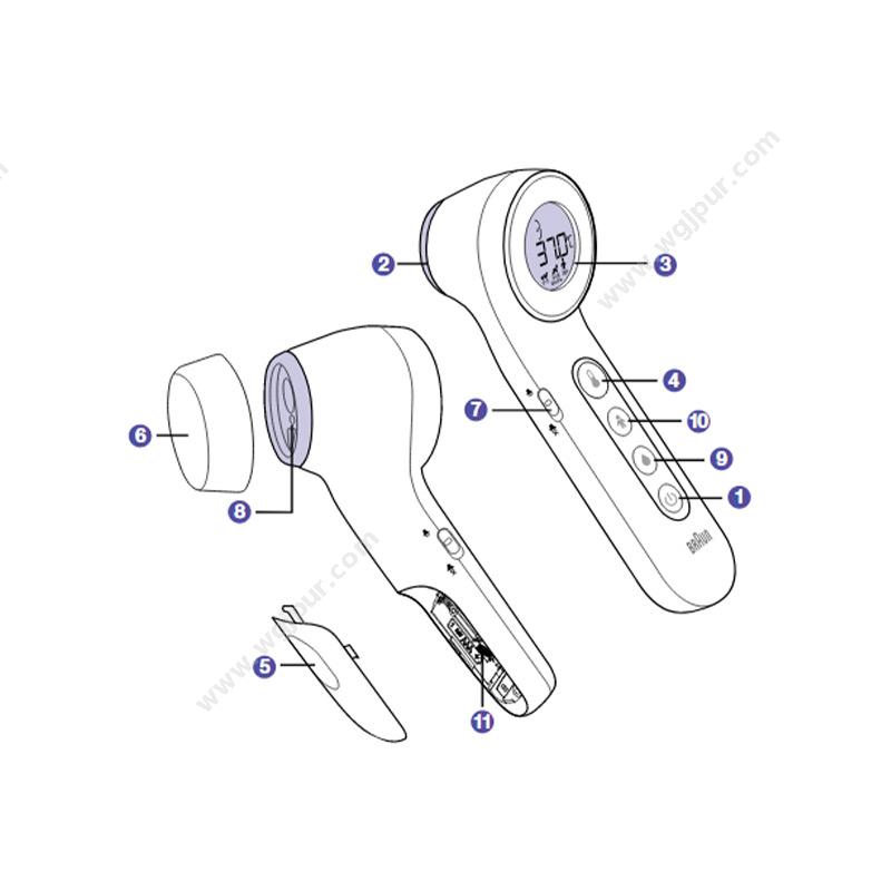 博朗 红外体温计 BNT400CN 体温计