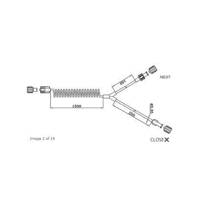 安特高科 一次性使用压力连接管 600102 CT专用（200根/件） 输液管路