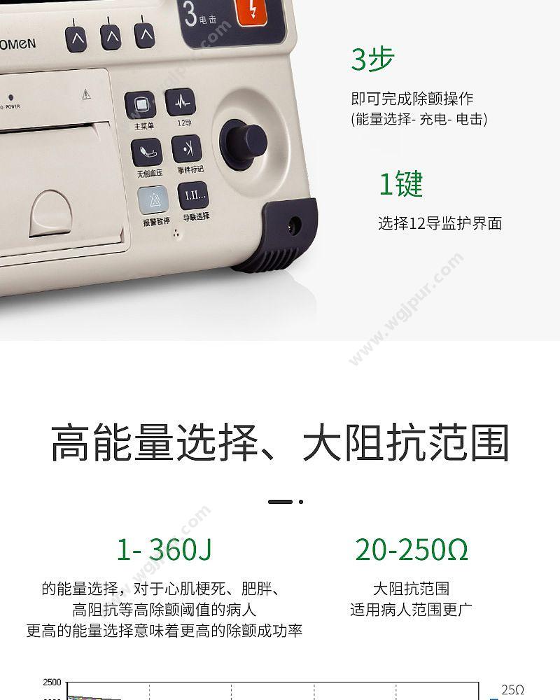 科曼 COMEN 体外除颤监护仪 S6 除颤监护仪